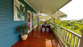 Charmant bungalow à Bouillante avec vue sur la mer